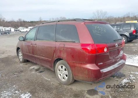2007 Toyota Sienna Le z USA, uszkodzony, nr VIN 5TDZK23C37S080145